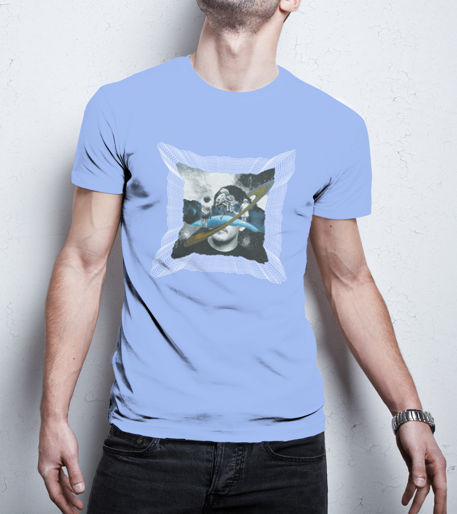 Captain Cloak Brandiswm Inward Astronaut Rings James Mark T-Shirt