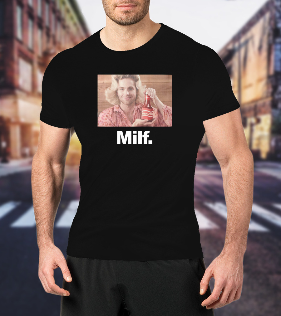 Luke Hemmings 5SOS 5Sauce Milf Bottle Image T-Shirt