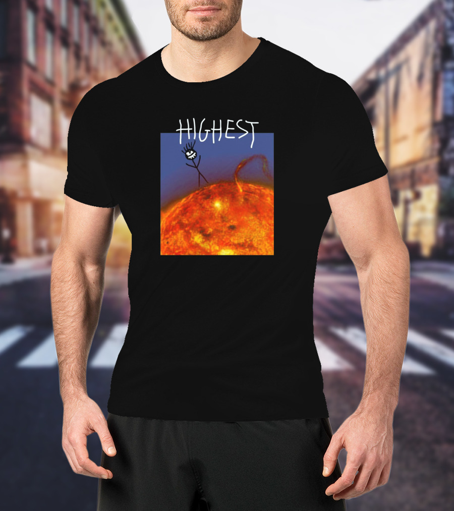 Travis Scott Highest Sun Stick Figure T-Shirt