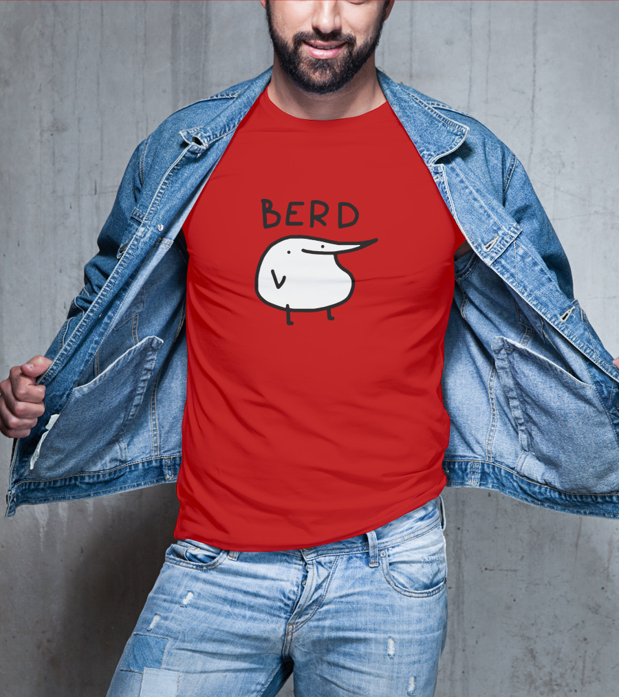 Berd Meme Cartoon Character T-Shirt