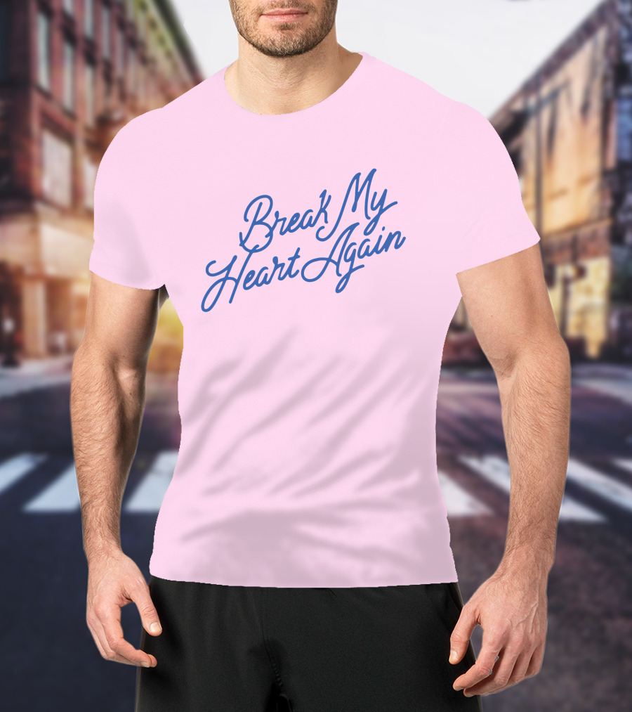 Finneas Break My Heart Again Merch Pastel Typography T-Shirt