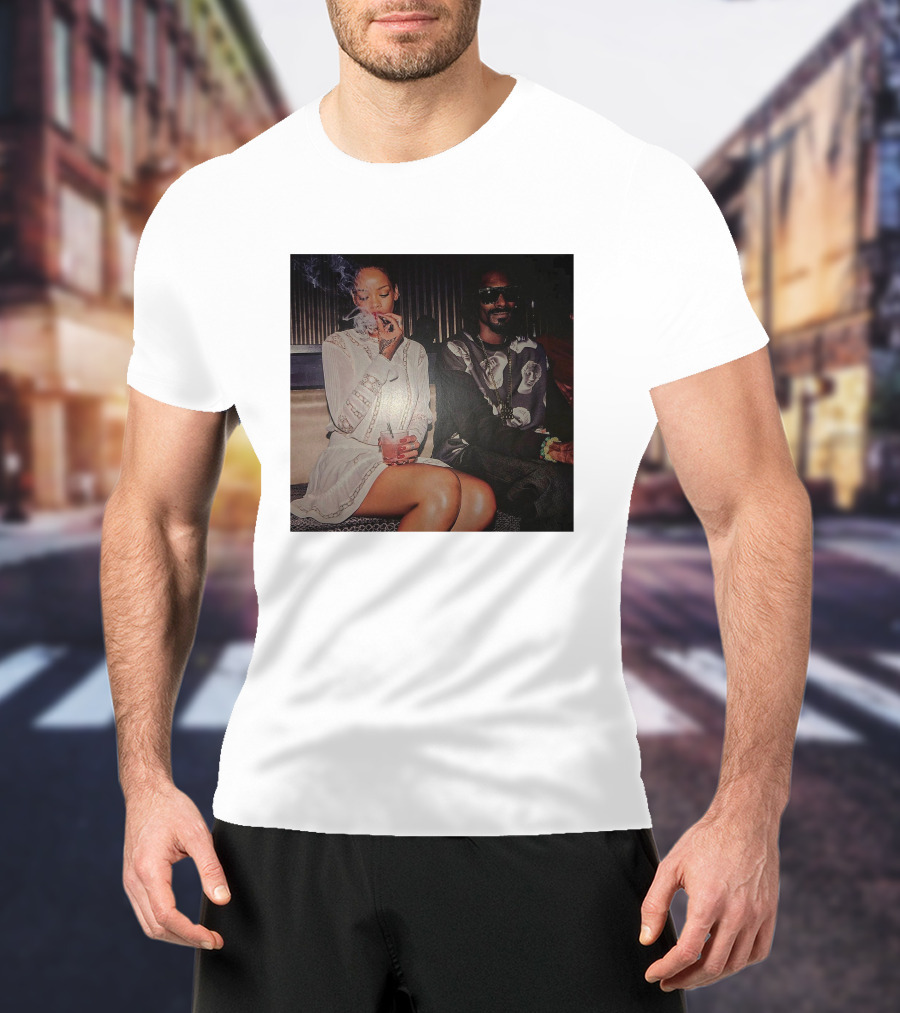 Rihanna Snoop Dogg Fenty Smoky Moment T-Shirt