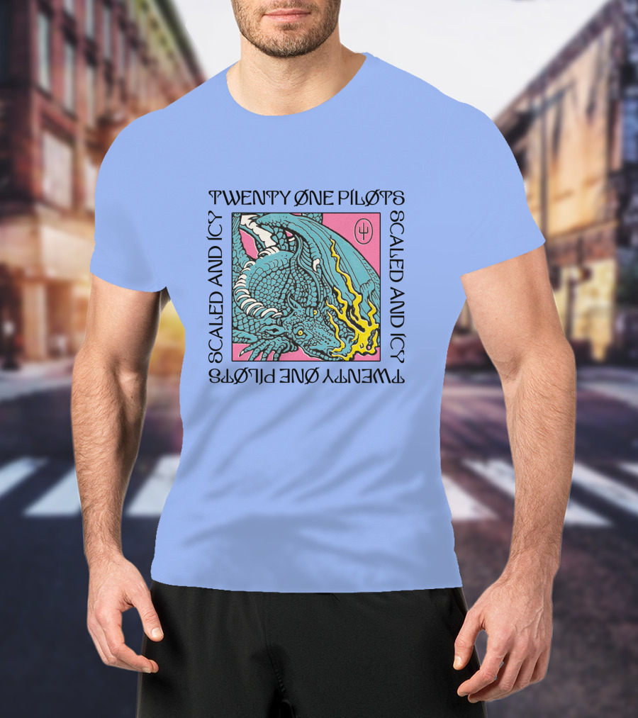 Twenty One Pilots Scaled And Icy Dragon T-Shirt