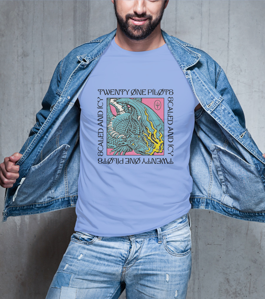 Twenty One Pilots Scaled And Icy Dragon T-Shirt