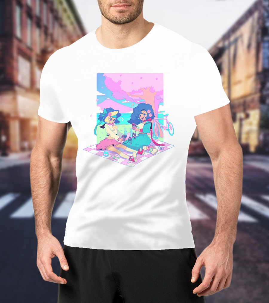 Game Grumps Game Gyaru Sakura Picnic Anime Aesthetic Retro Vibe T-Shirt