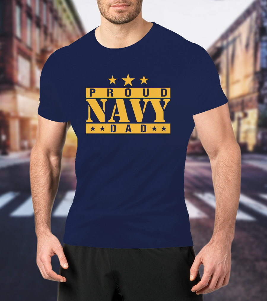 Proud Navy Dad Justmeagain34 T-Shirt