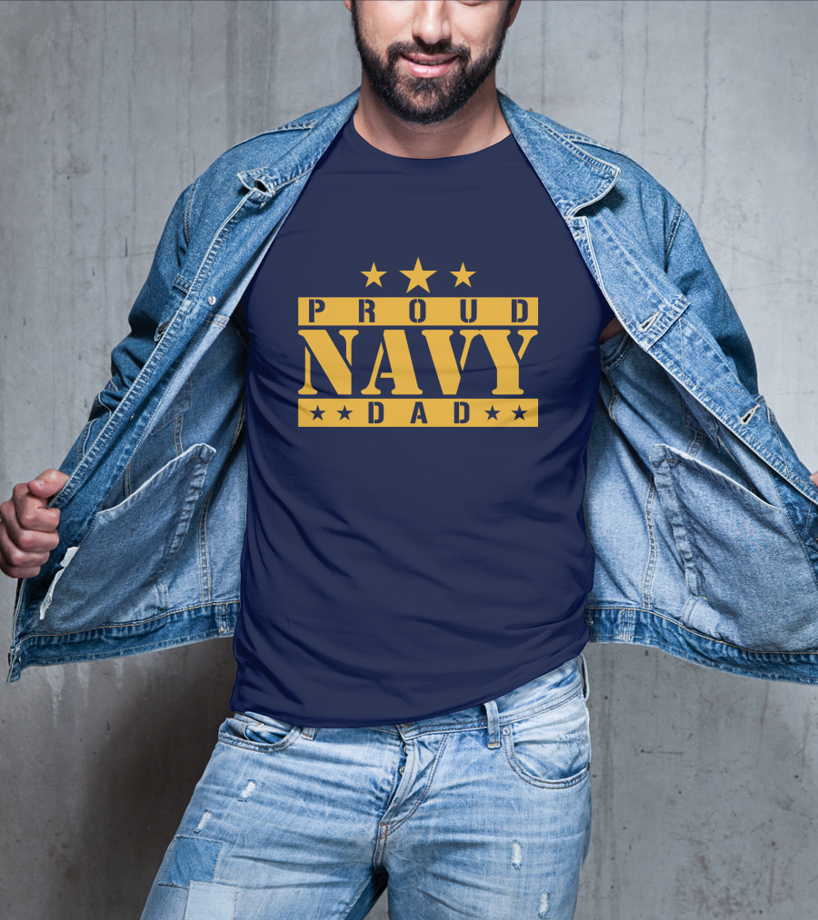 Proud Navy Dad Justmeagain34 T-Shirt