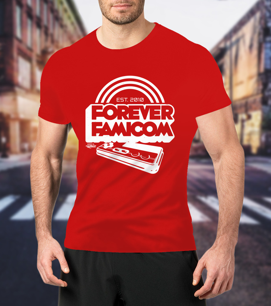 Bits And Rhymes Forever Famicom Est. 2010 Mega Ran Controller T-Shirt