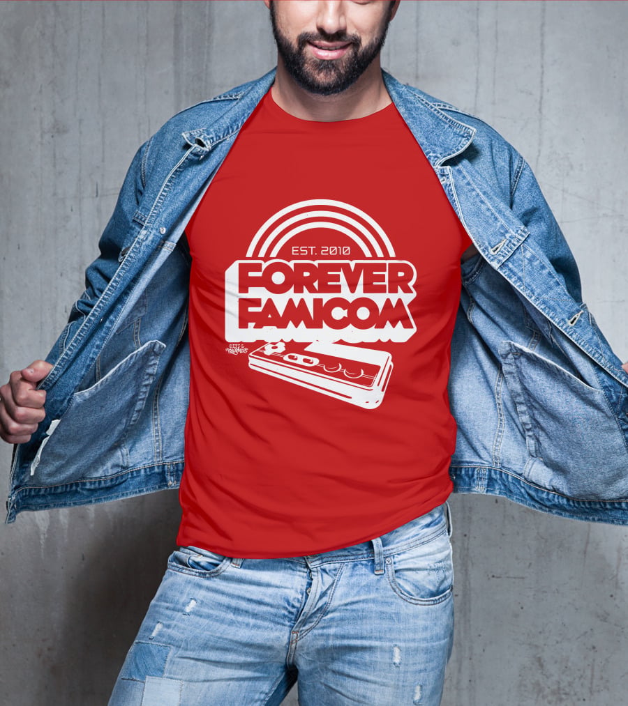Bits And Rhymes Forever Famicom Est. 2010 Mega Ran Controller T-Shirt