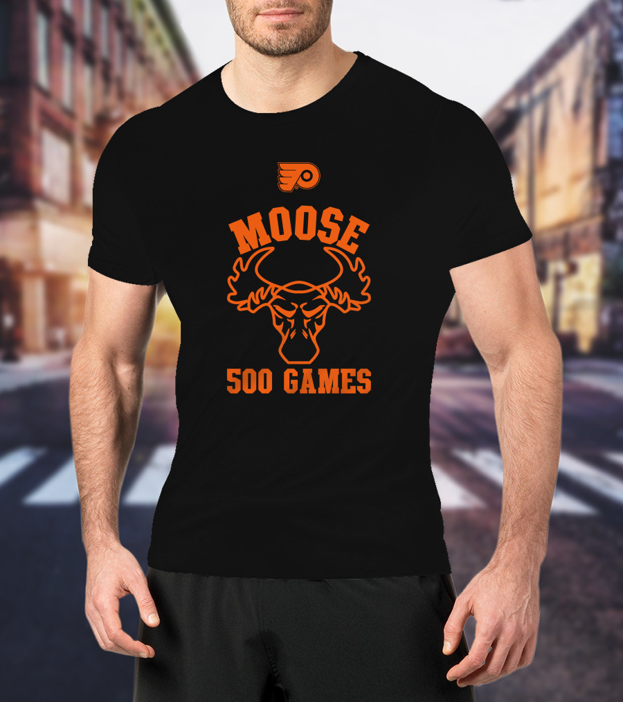 Moose 500 Games Philadelphia Flyers T-Shirt