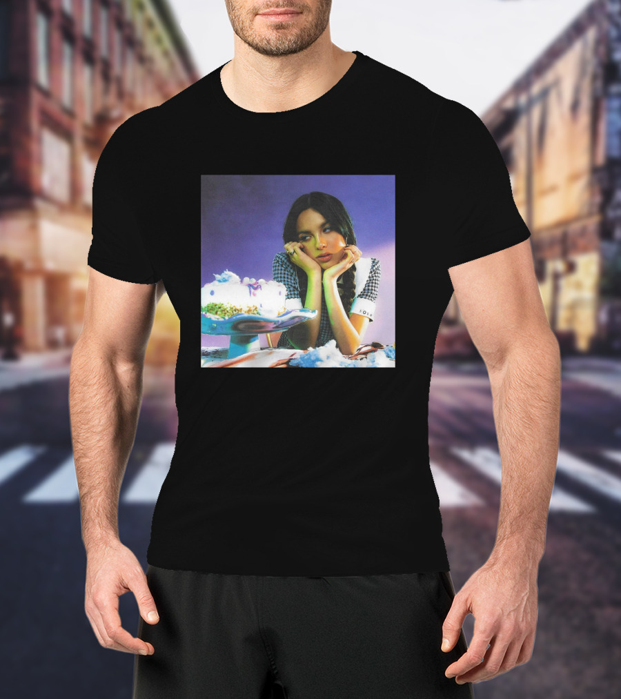 Olivia Rodrigo Sour Cake Photo Iconic Album Cover T-Shirt