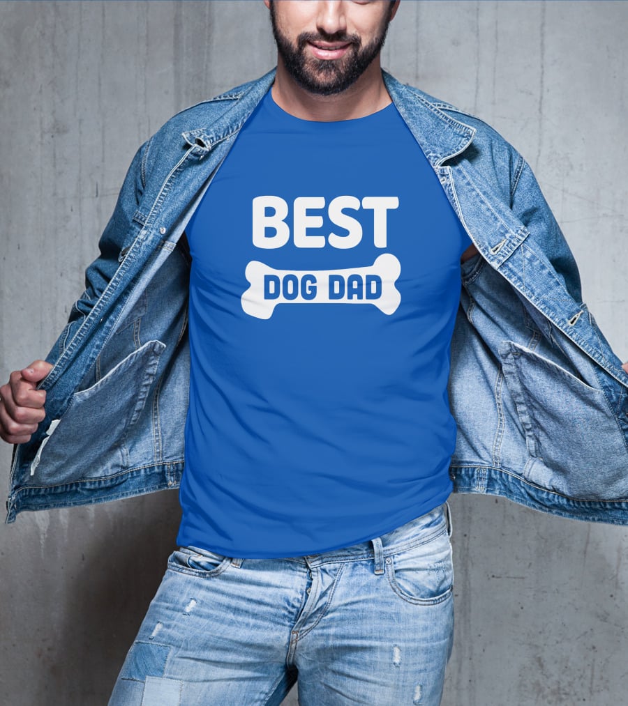 BEST DOG DAD Bone T-Shirt