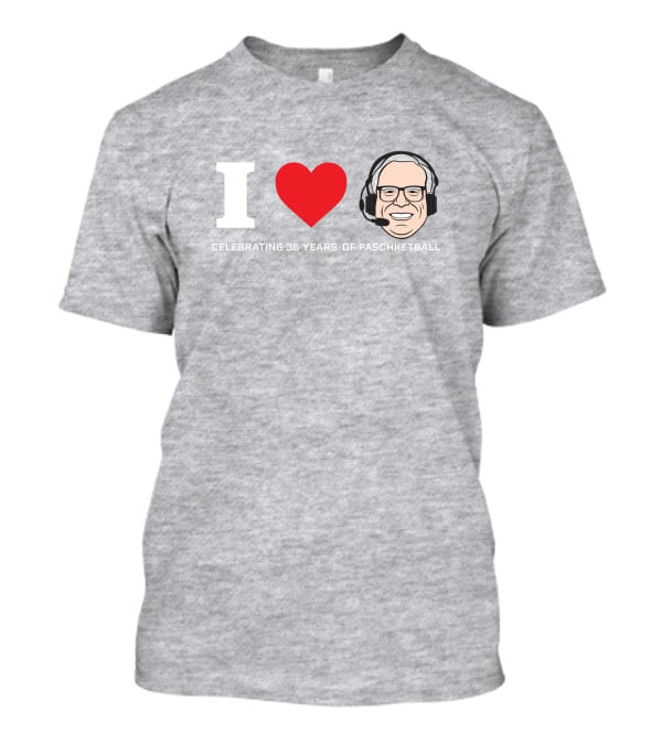 I Love Celebrating 35 Years Of Paschketball T-Shirt