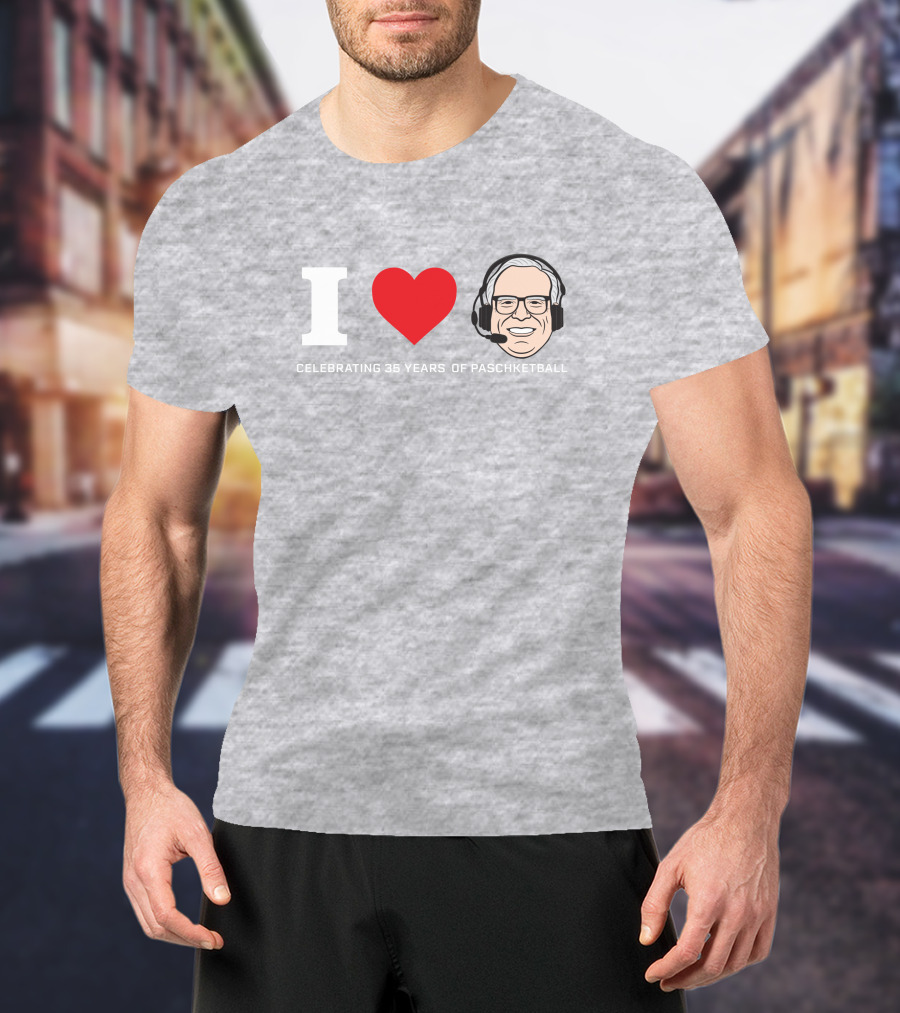 I Love Celebrating 35 Years Of Paschketball T-Shirt