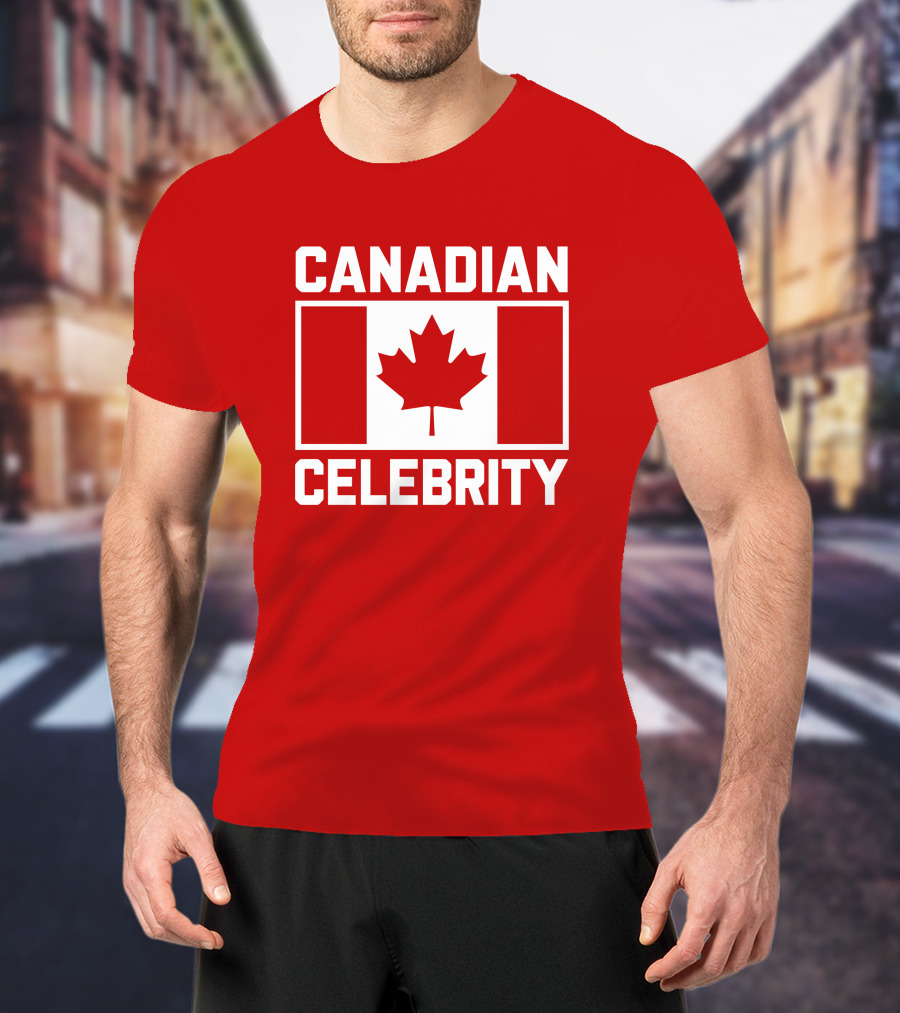 Canadian Celebrity Maple Leaf Flag Holy Elle T-Shirt