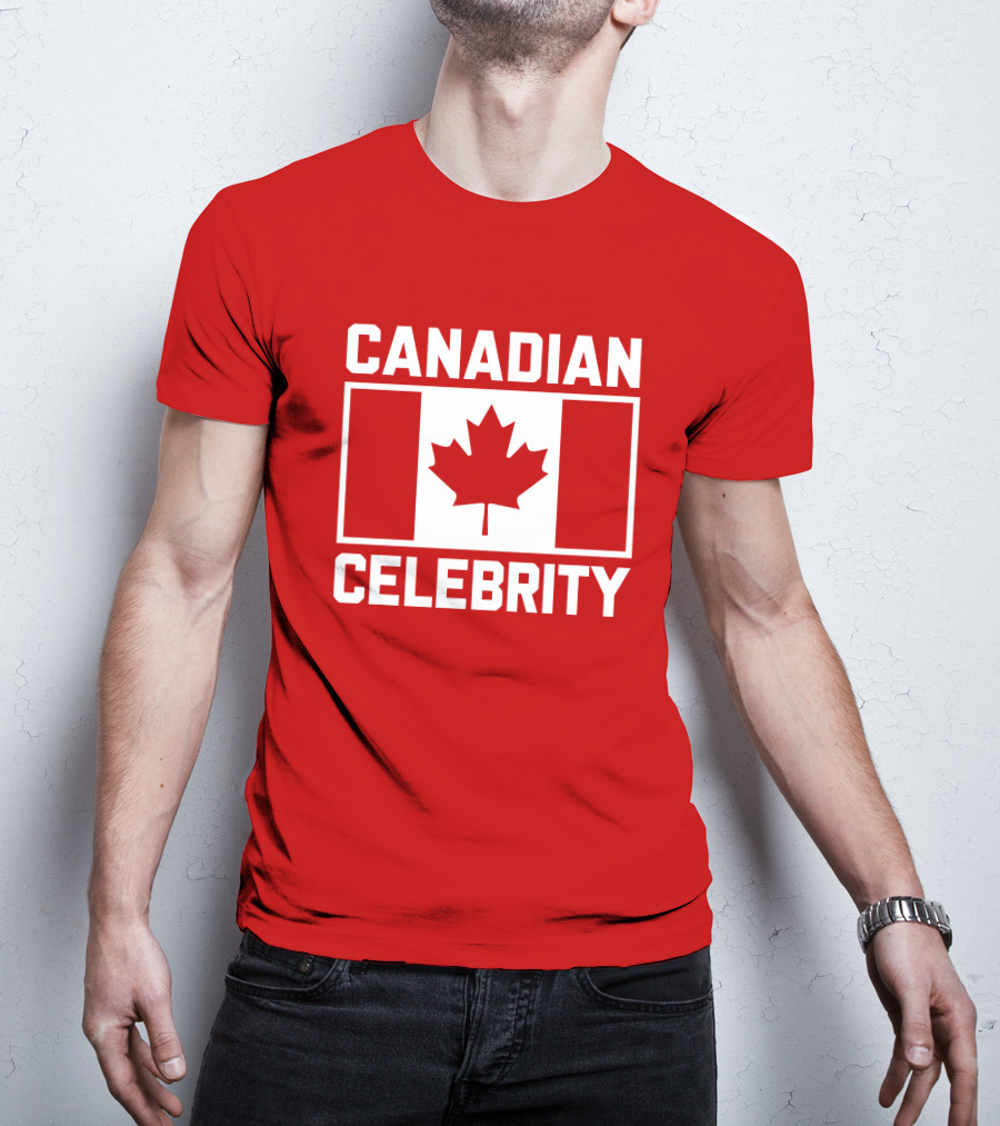 Canadian Celebrity Maple Leaf Flag Holy Elle T-Shirt