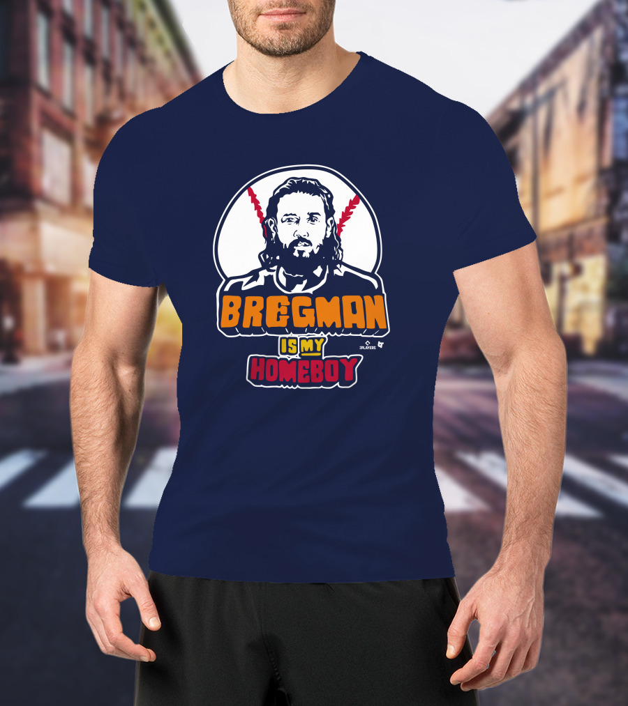 Bregman Is My Homeboy Baseball Graphic BreakingT Monstarjplayers T-Shirt