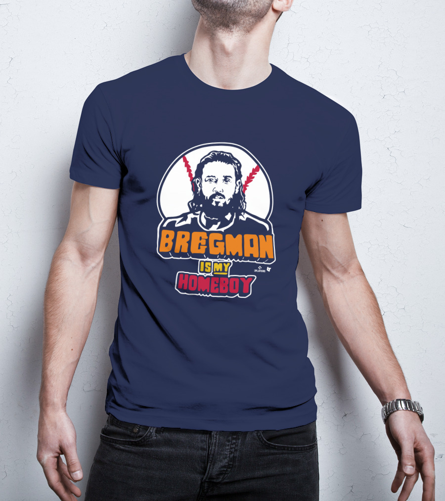 Bregman Is My Homeboy Baseball Graphic BreakingT Monstarjplayers T-Shirt