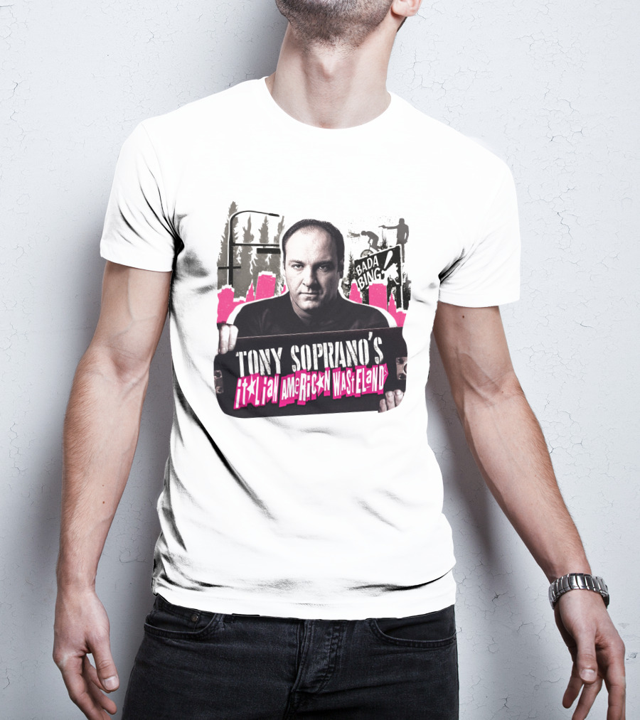 Tony Soprano's Italian American Wasteland Bada Bing Skateboarding Scene T-Shirt