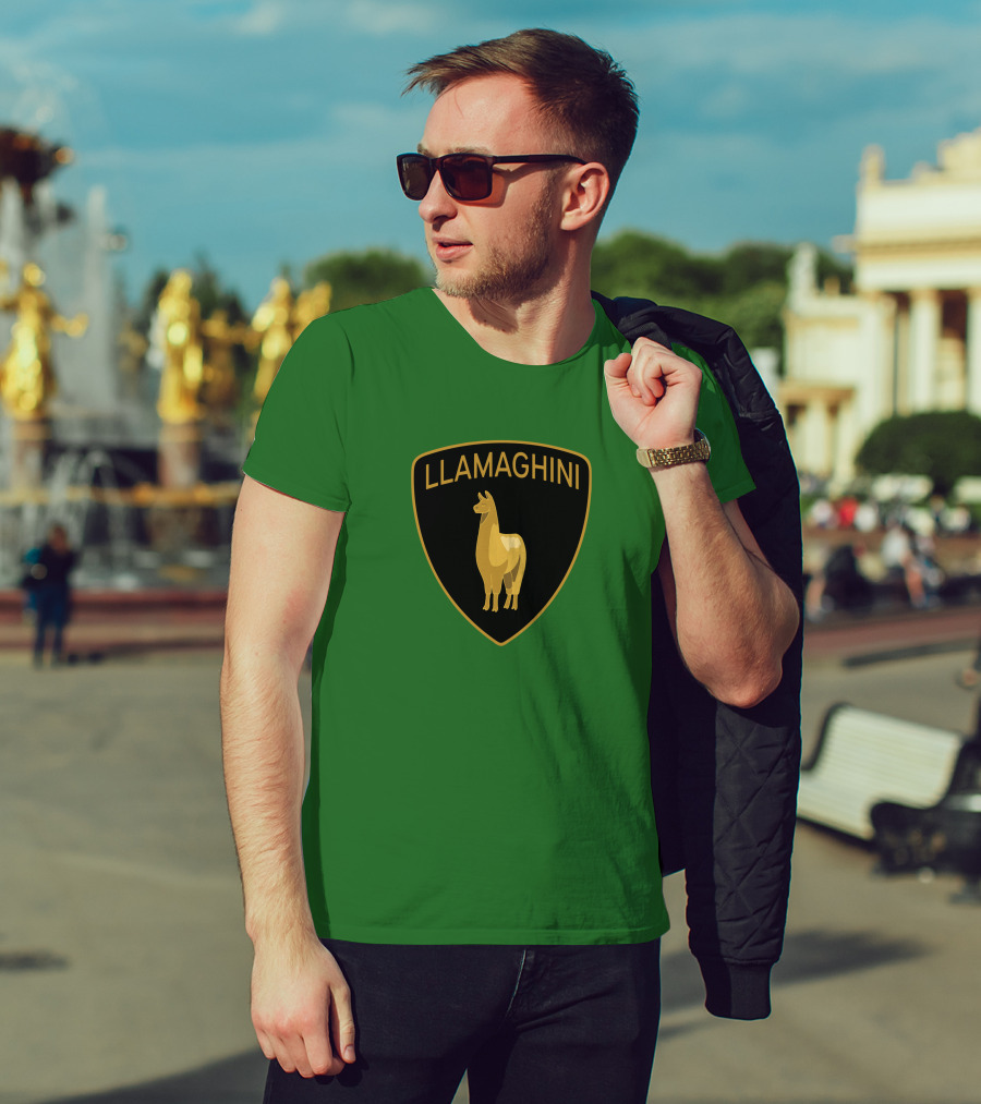 Llamaghini III Blipshift Shea Adam Emblem T-Shirt