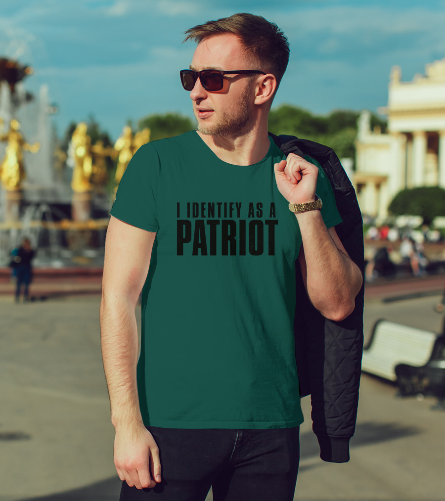 Patriot Crew Merch I Identify As A Patriot T-Shirt