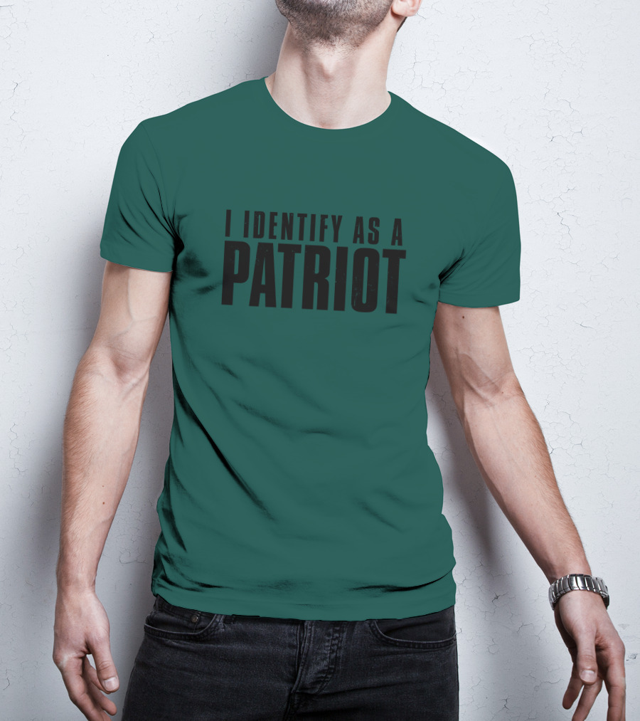 Patriot Crew Merch I Identify As A Patriot T-Shirt