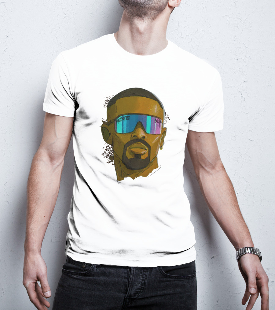 Jalen Hurts Painted Sunglasses T-Shirt