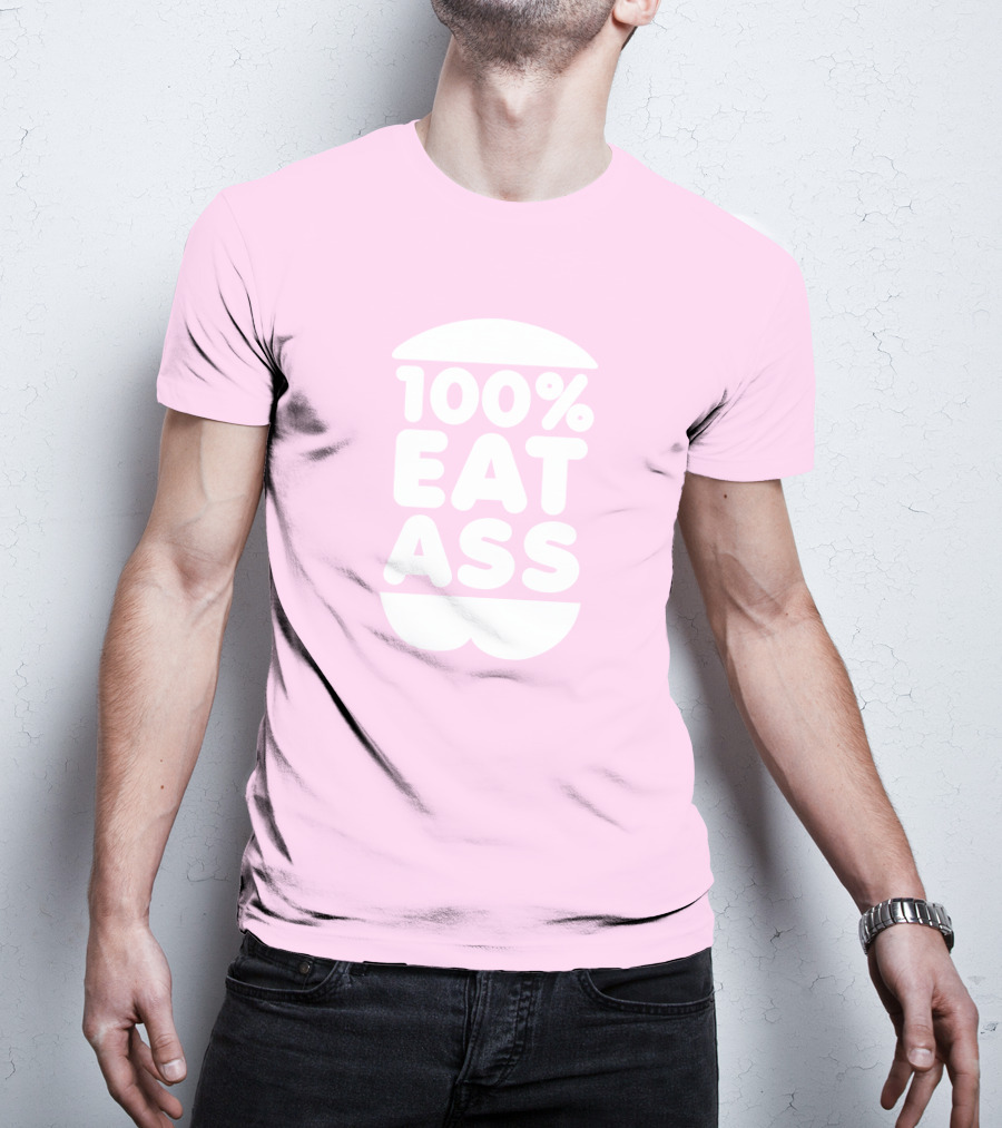 Rooster Teeth Store Face Jam 100% Eat Ass T-Shirt