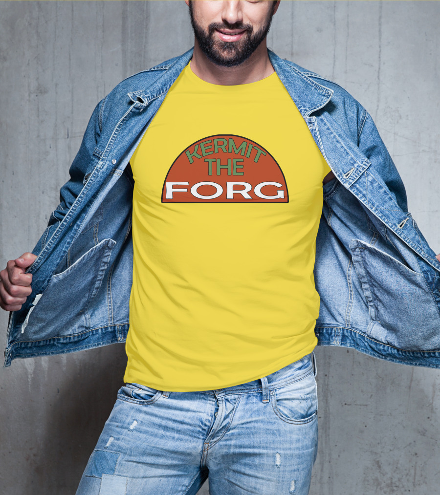 Kermit The Forg Muppet History Parody Humorous Play On Muppets Iconic Reference T-Shirt