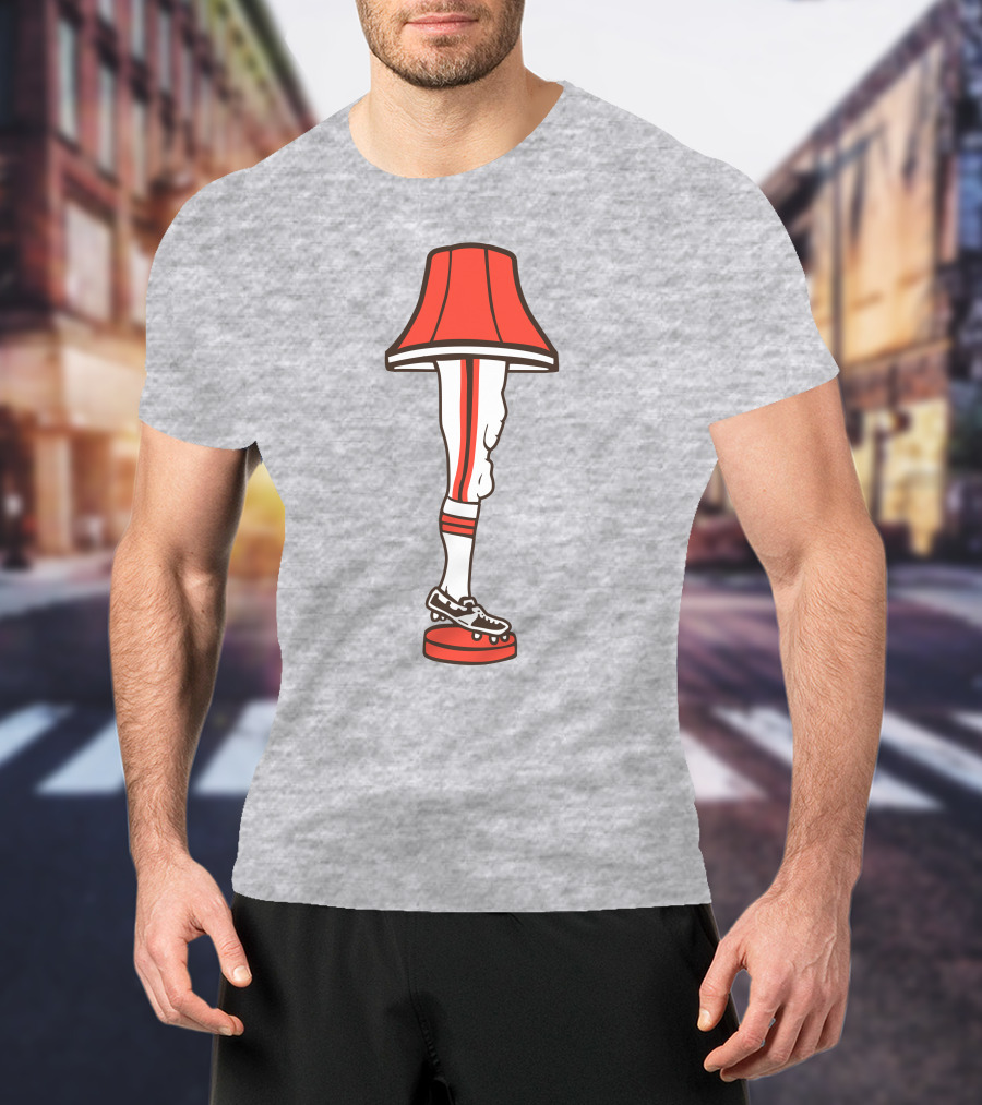 Jimmy Haslam WeBleedOhio Cleveland Football Leg Lamp T-Shirt