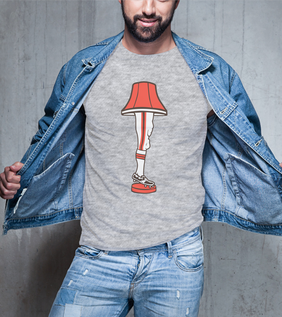 Jimmy Haslam WeBleedOhio Cleveland Football Leg Lamp T-Shirt