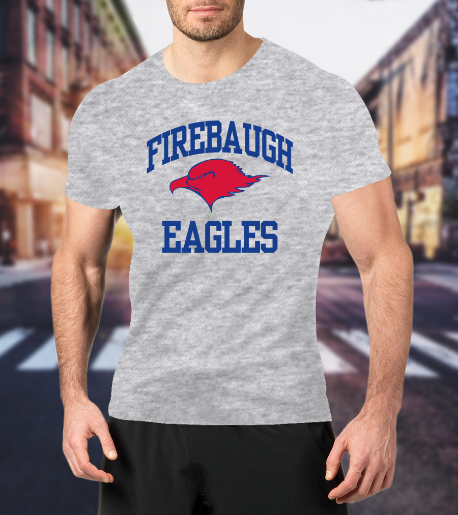 Josh Allen Firebaugh Eagles Buffalo Bills Red Blue Text T-Shirt