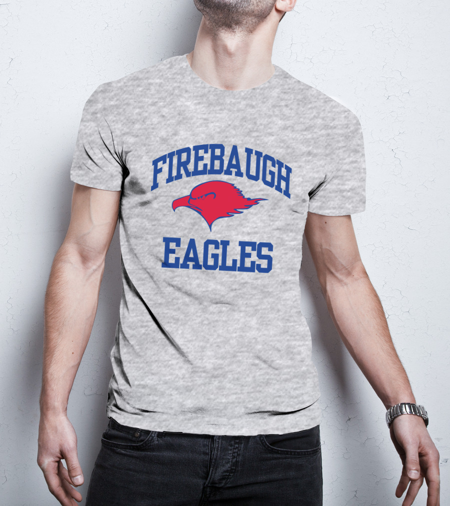 Josh Allen Firebaugh Eagles Buffalo Bills Red Blue Text T-Shirt