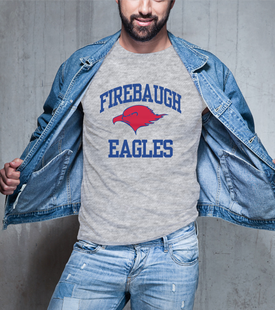Josh Allen Firebaugh Eagles Buffalo Bills Red Blue Text T-Shirt