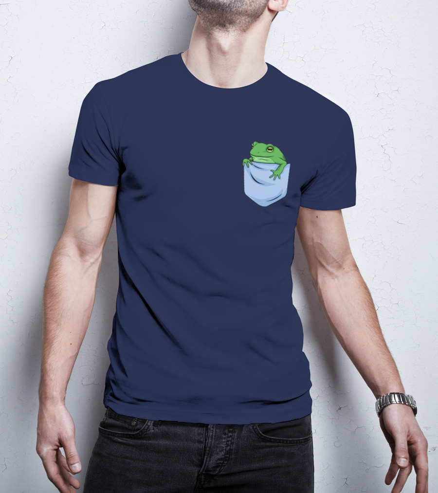 Jenna Lynn Meowri Frog In Pocket T-Shirt
