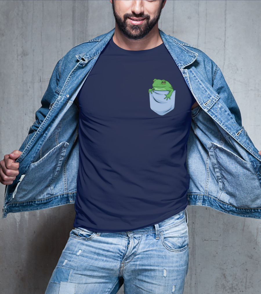 Jenna Lynn Meowri Frog In Pocket T-Shirt