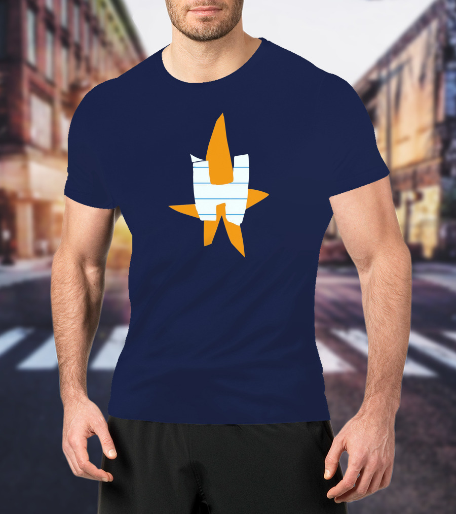 Jared Hollier Good Luck Charm Houston Astros Star T-Shirt