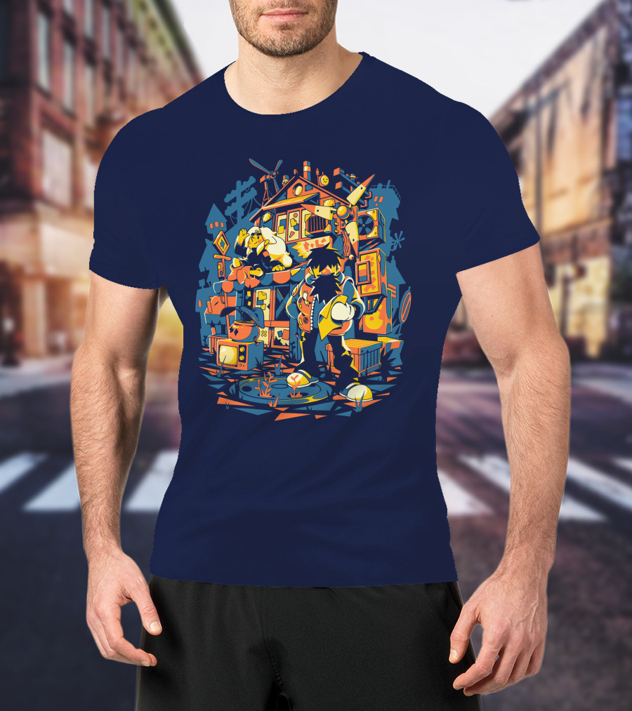 Adventure Bound Eastward Fangamer Video Game Art Retro Style Journey T-Shirt