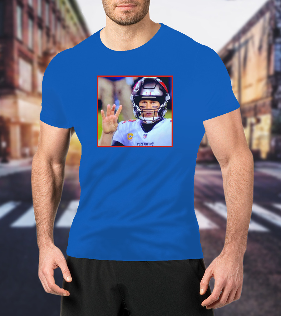 Tom Brady Blunder Tampa Bay Buccaneers Football Quarterback T-Shirt