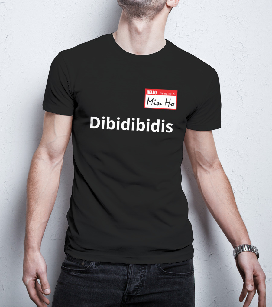 Dibidibidis Hello My Name Is Minho Shinee T-Shirt