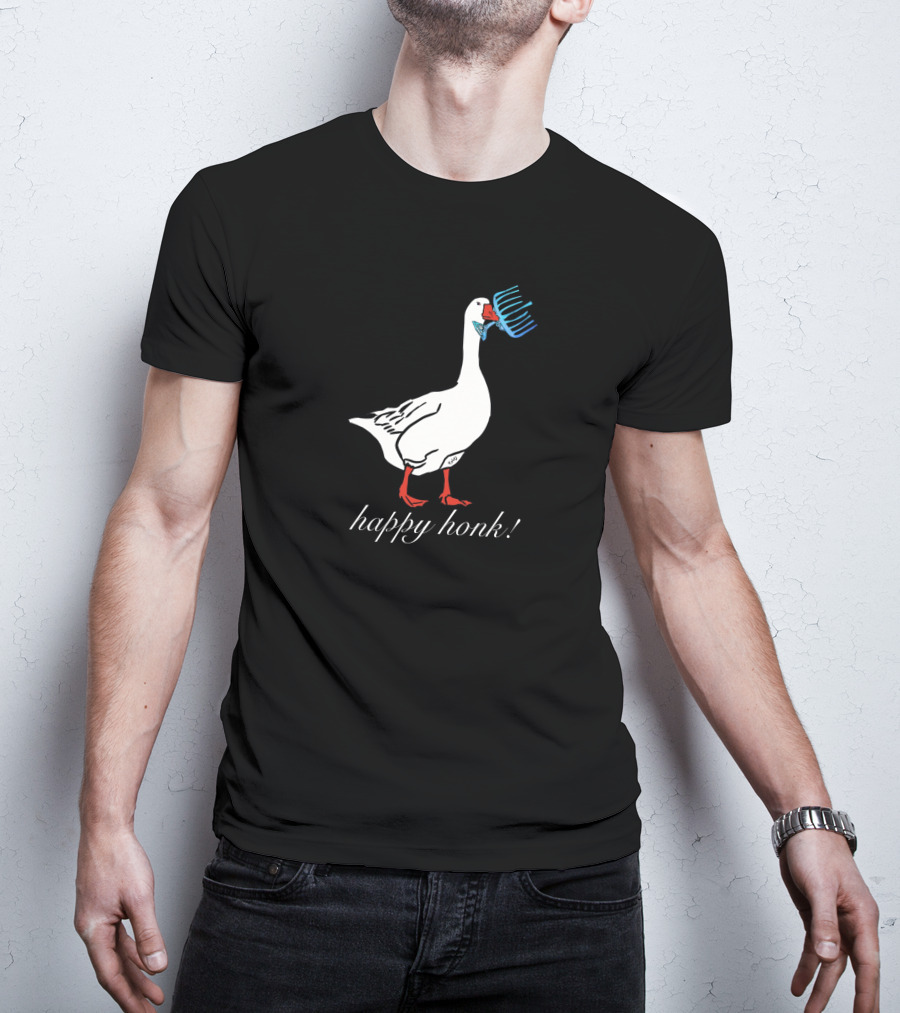 Maimonides-Nutz Happy Honk Goose With Comb T-Shirt