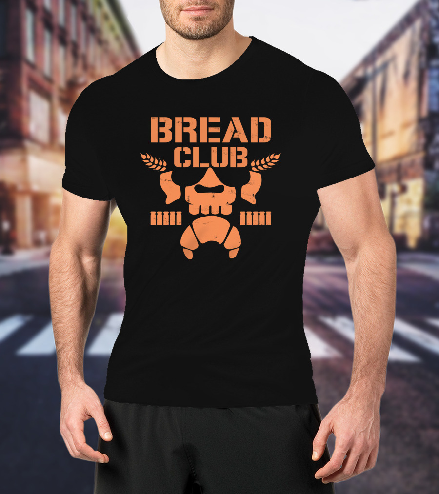 Bread Club Skull Bread Satoshi Kojima T-Shirt