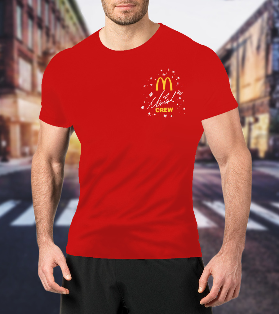 Mariah Crew McDonald's Logo Christmas T-Shirt