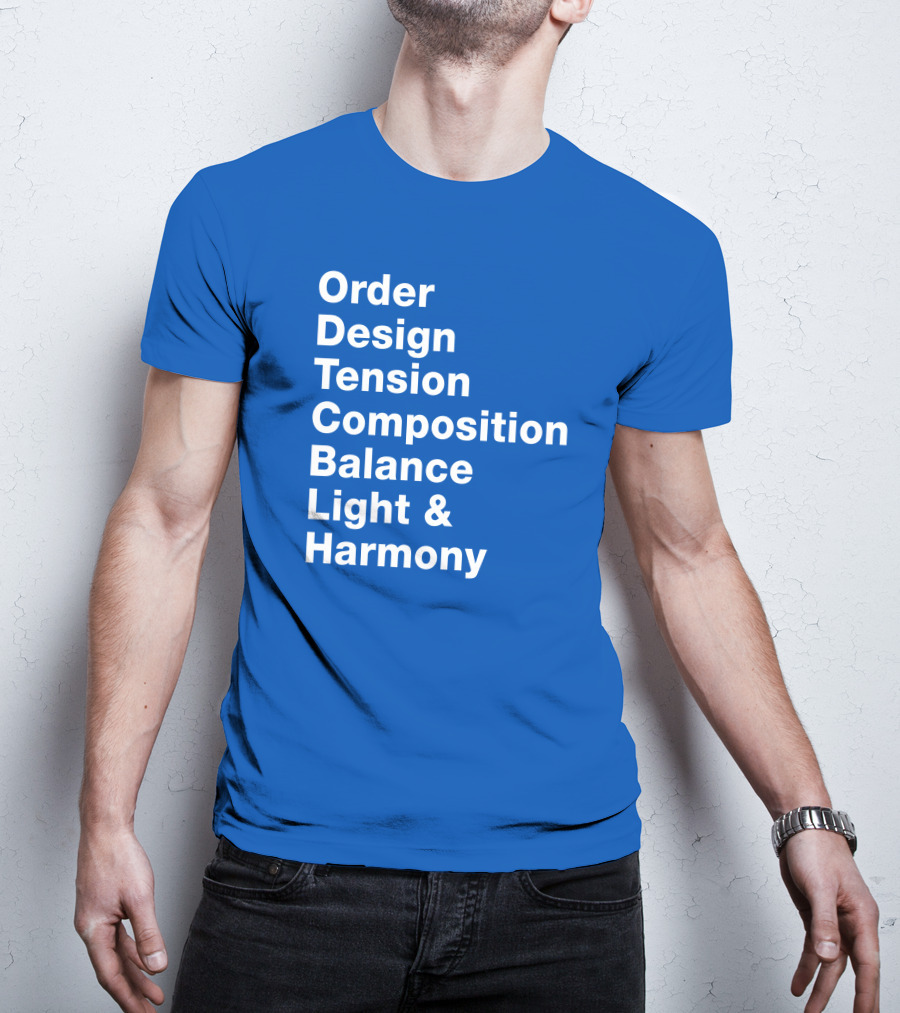 Order Design Tension Composition Balance Light And Harmony T-Shirt
