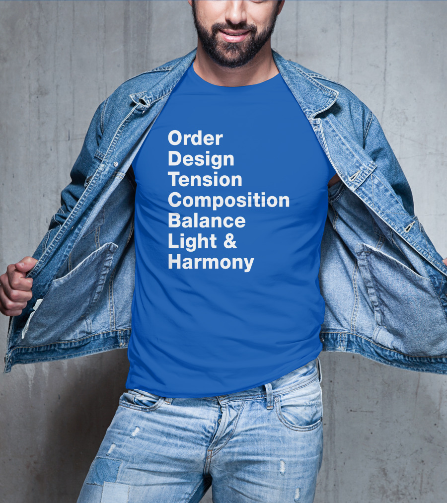 Order Design Tension Composition Balance Light And Harmony T-Shirt