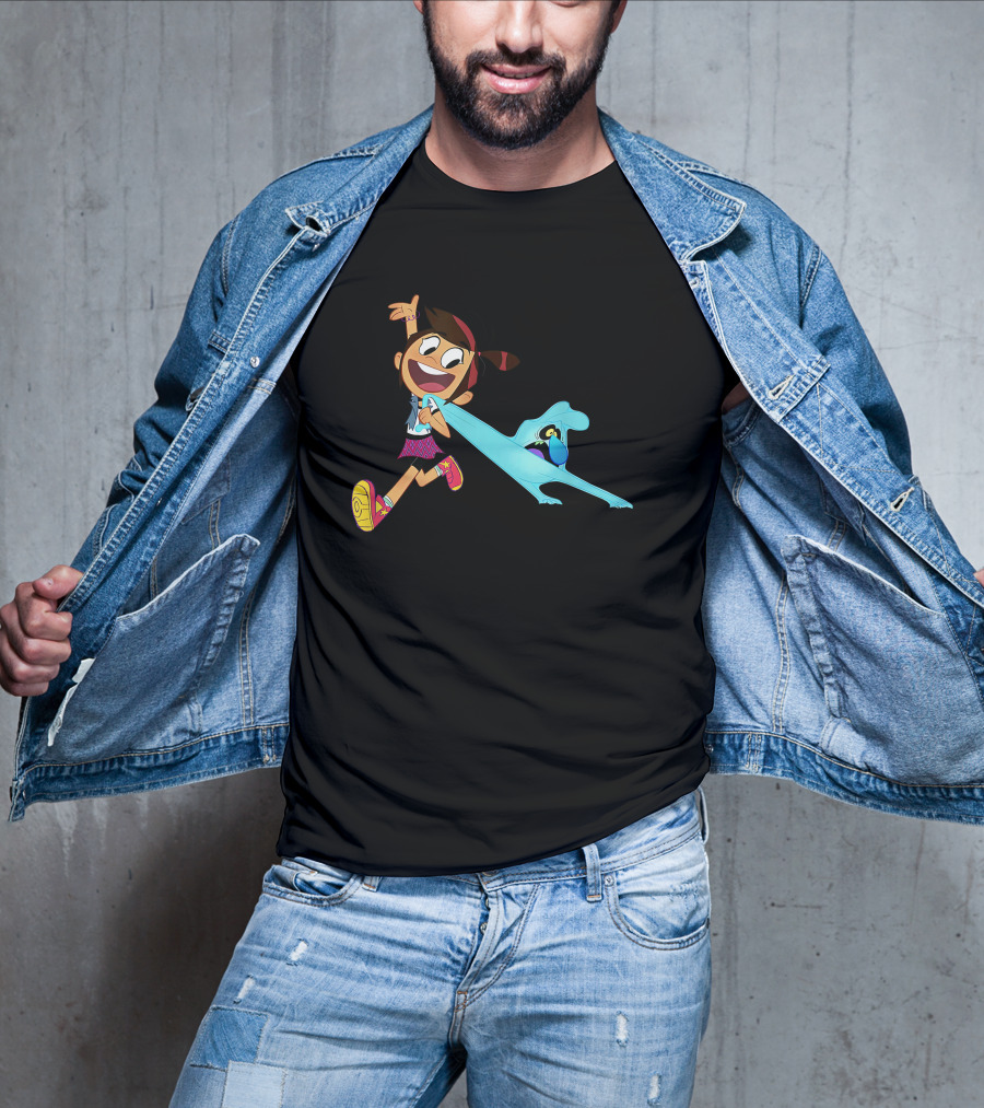 Disney Channel The Ghost And Molly McGee Characters Playful Animation T-Shirt