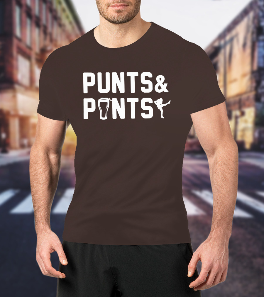 Johnny Stanton Szabo Punts And Pints Football Beer Combo T-Shirt
