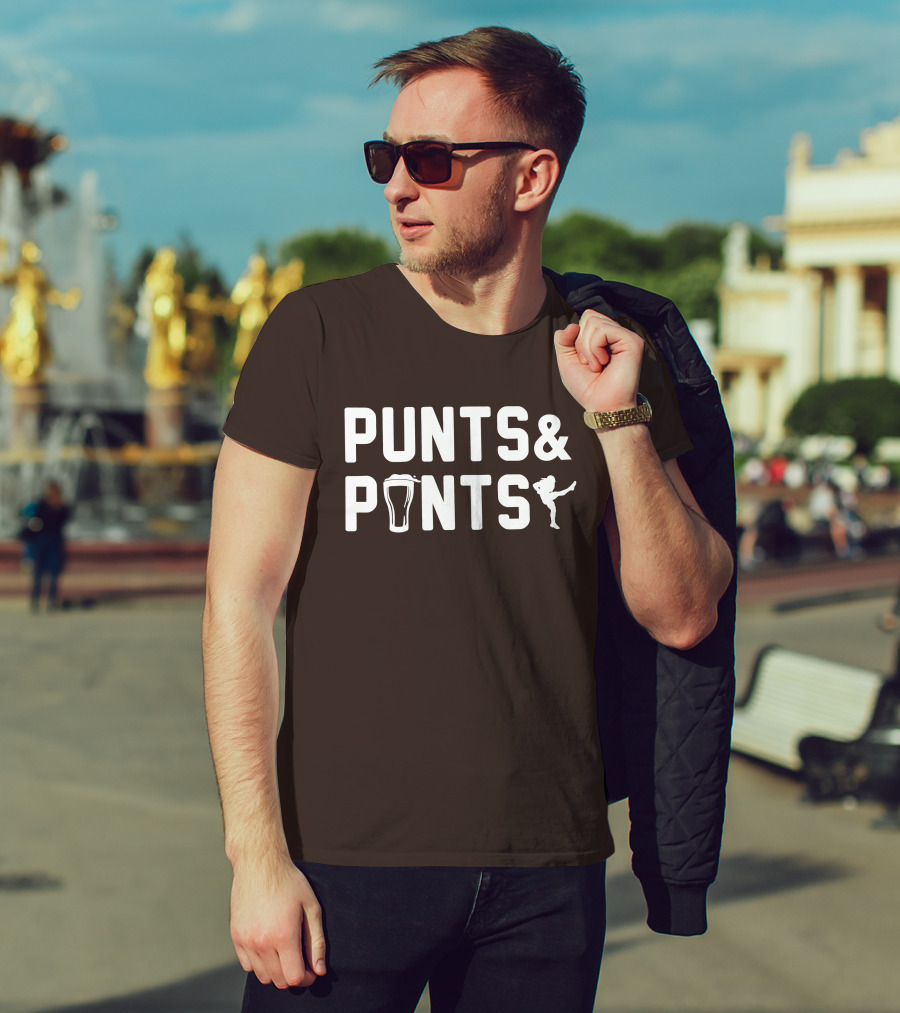 Johnny Stanton Szabo Punts And Pints Football Beer Combo T-Shirt