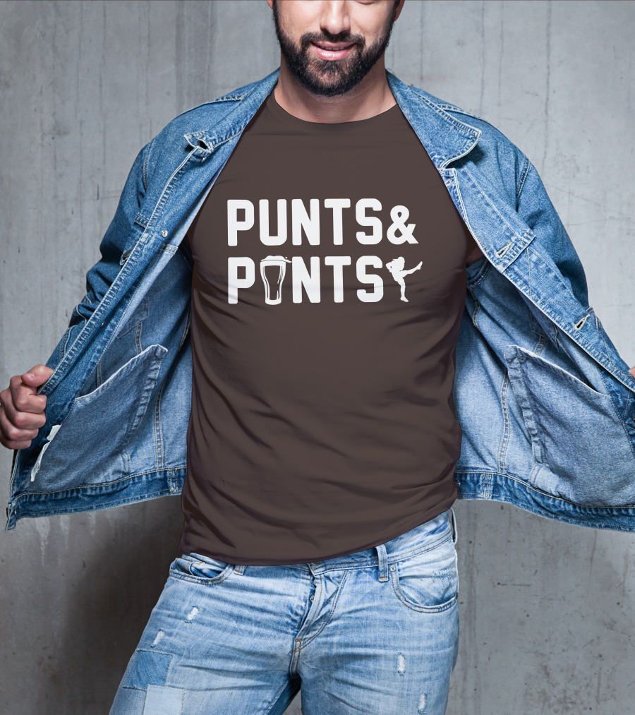 Johnny Stanton Szabo Punts And Pints Football Beer Combo T-Shirt