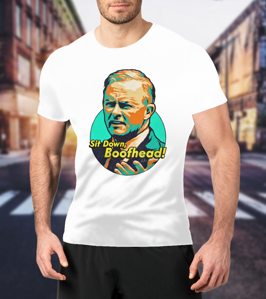 Sit Down Boofhead Scott Morrison Pop T-Shirt